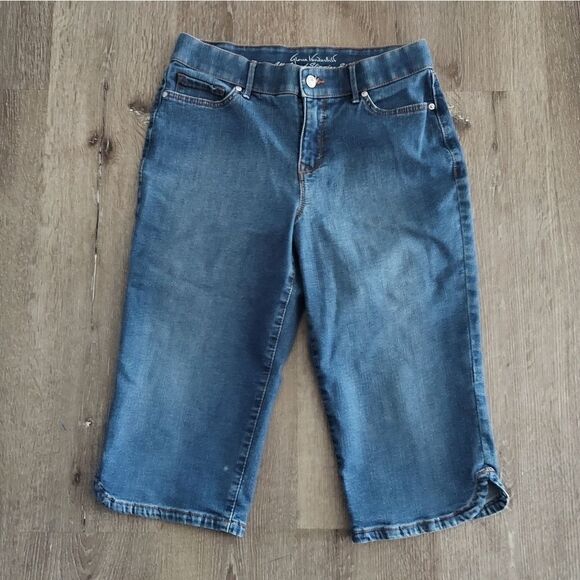 Gloria Vanderbilt Jeans Womens Size 8 Denim Stretch Skimmer Slimming - Picture 1 of 7